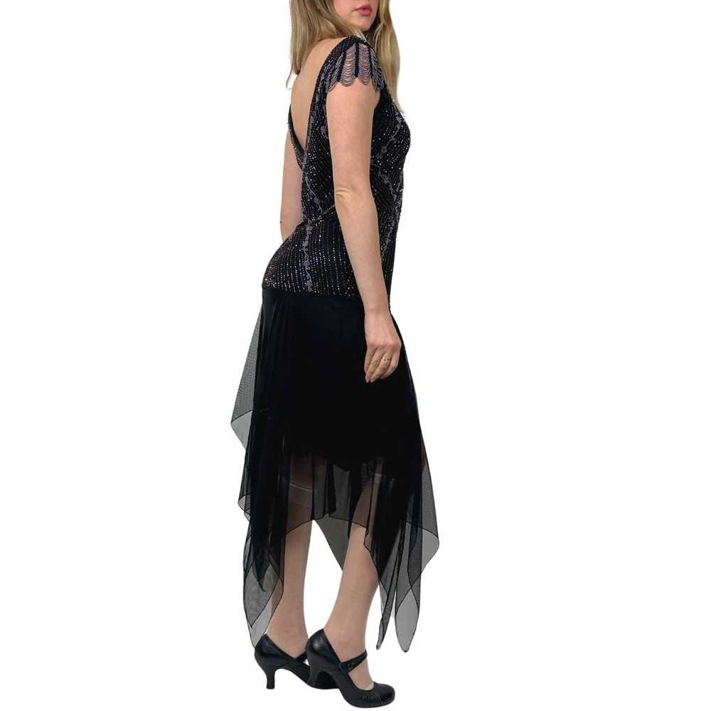 Sue Wong Gatsby Goth Midi Dress (S) - image 2