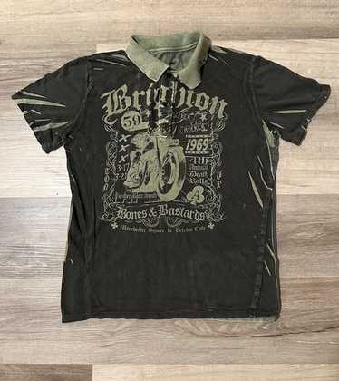 y2k 00s affliction archive ポロシャツ グランジ y2k 00s affliction archive ポロシャツ グランジ トップス