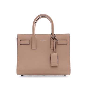 Brown Saint Laurent Nano Sac de Jour Satchel