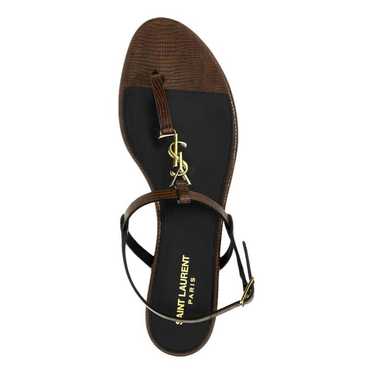 Saint Laurent Leather sandal - image 1