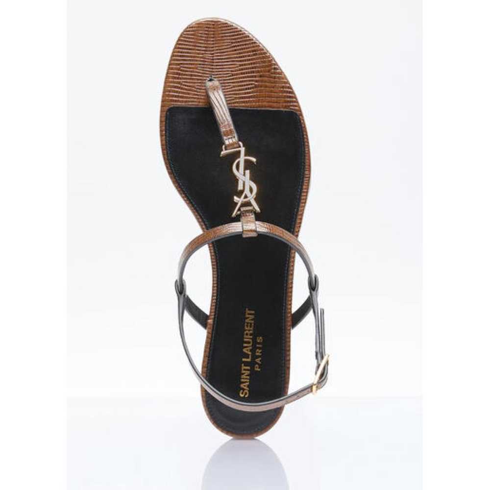 Saint Laurent Leather sandal - image 2