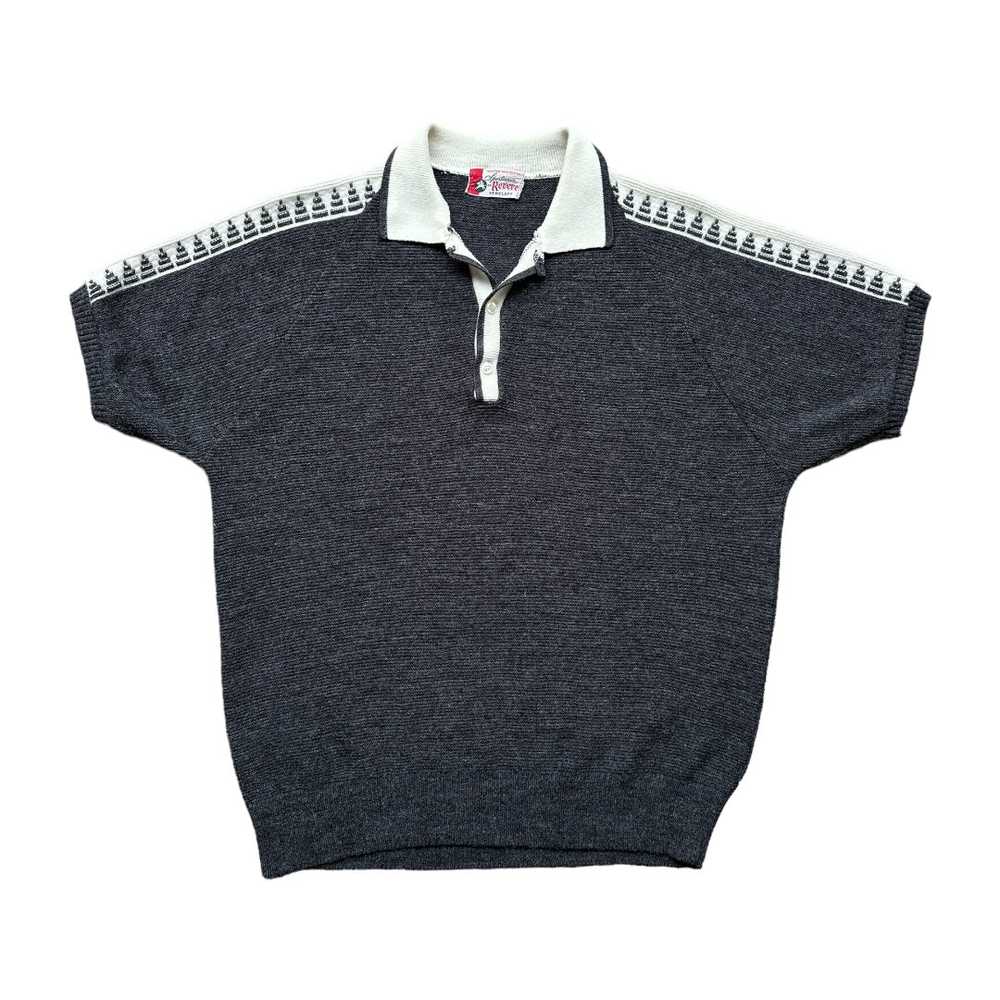 60s wiseguy style knit polo large - image 1