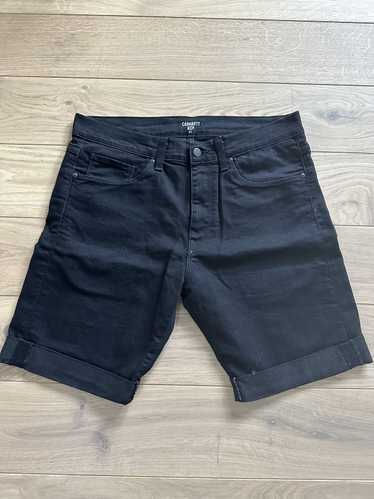 Carhartt Wip Carhartt Wip black denim shorts