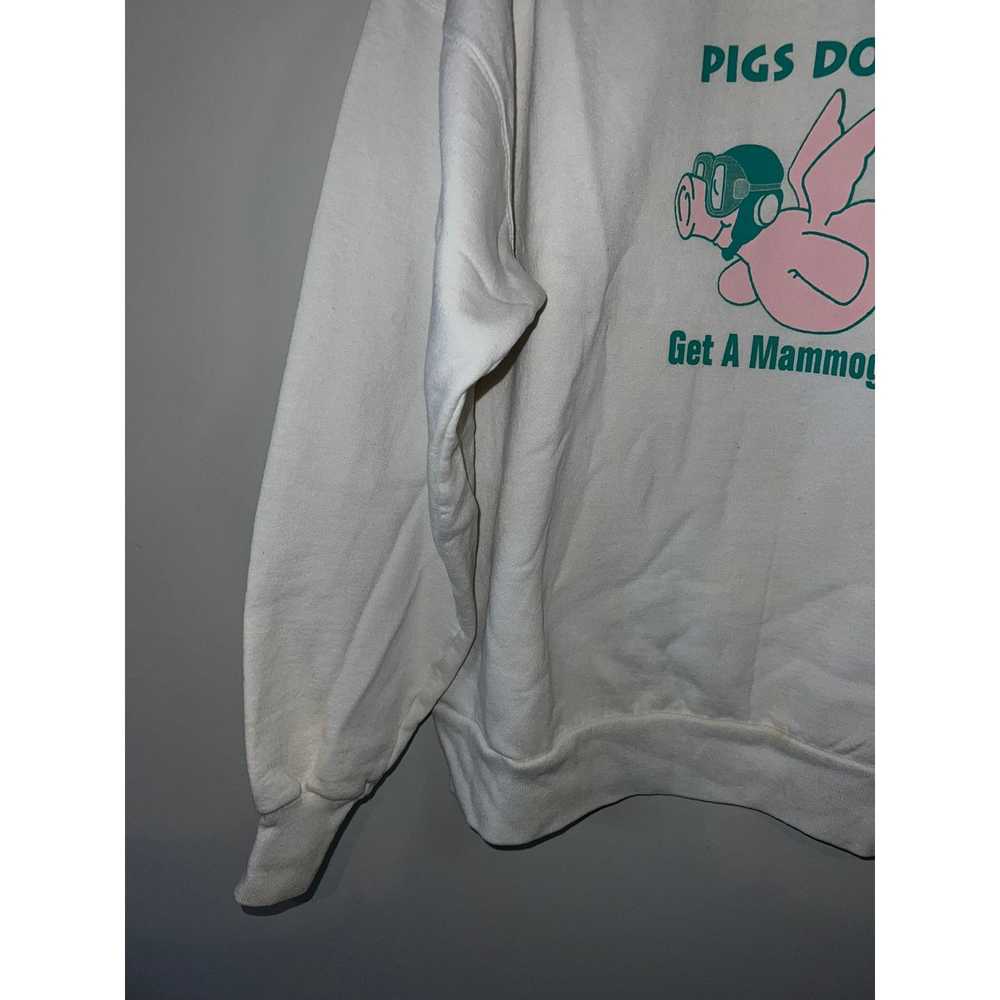 Hanes 90s Pigs Do Fly Get A Mammogram Race The Cu… - image 6