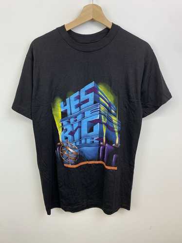 Tee × Tee Shirt Vintage 1980s Yes The Big Tour Ra… - image 1