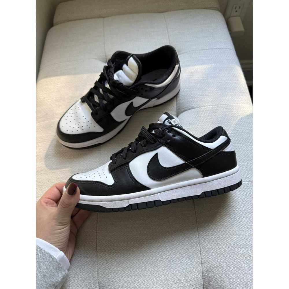 Nike SB Dunk Low leather trainers - image 3