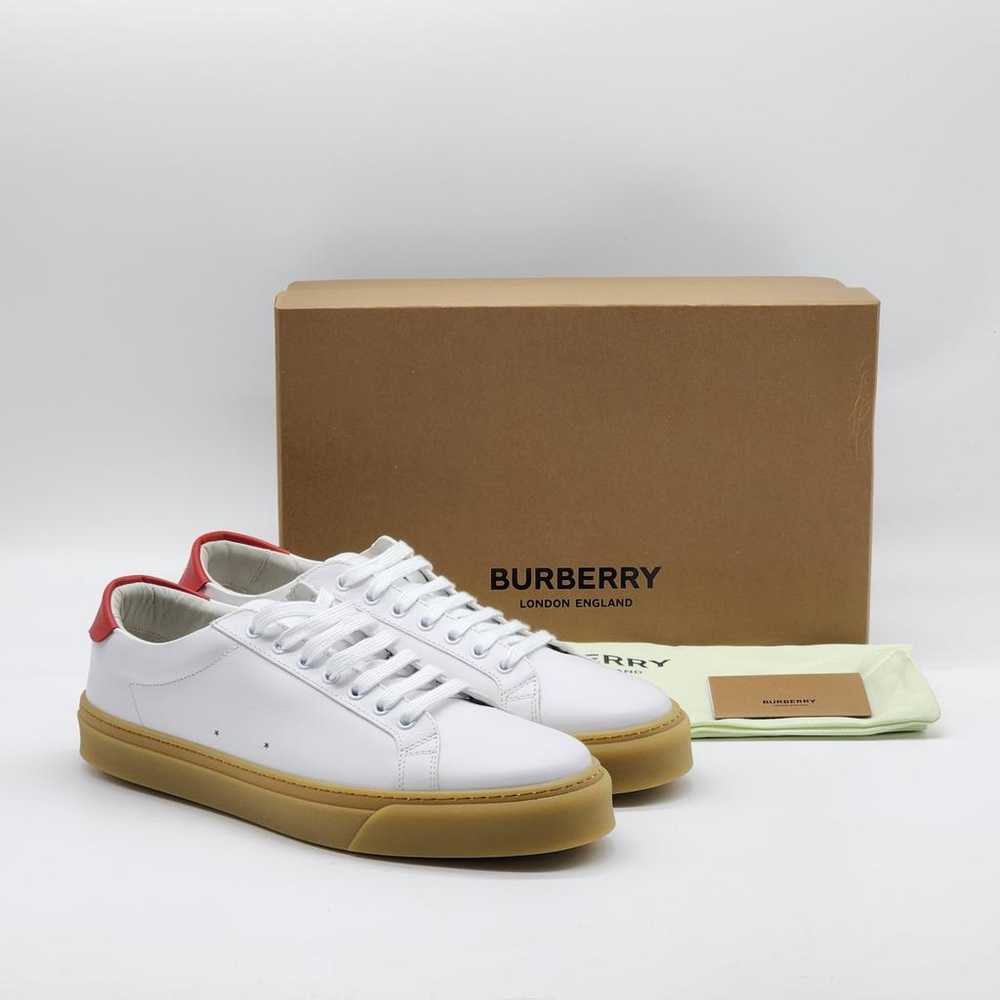 Burberry Leather low trainers - image 7