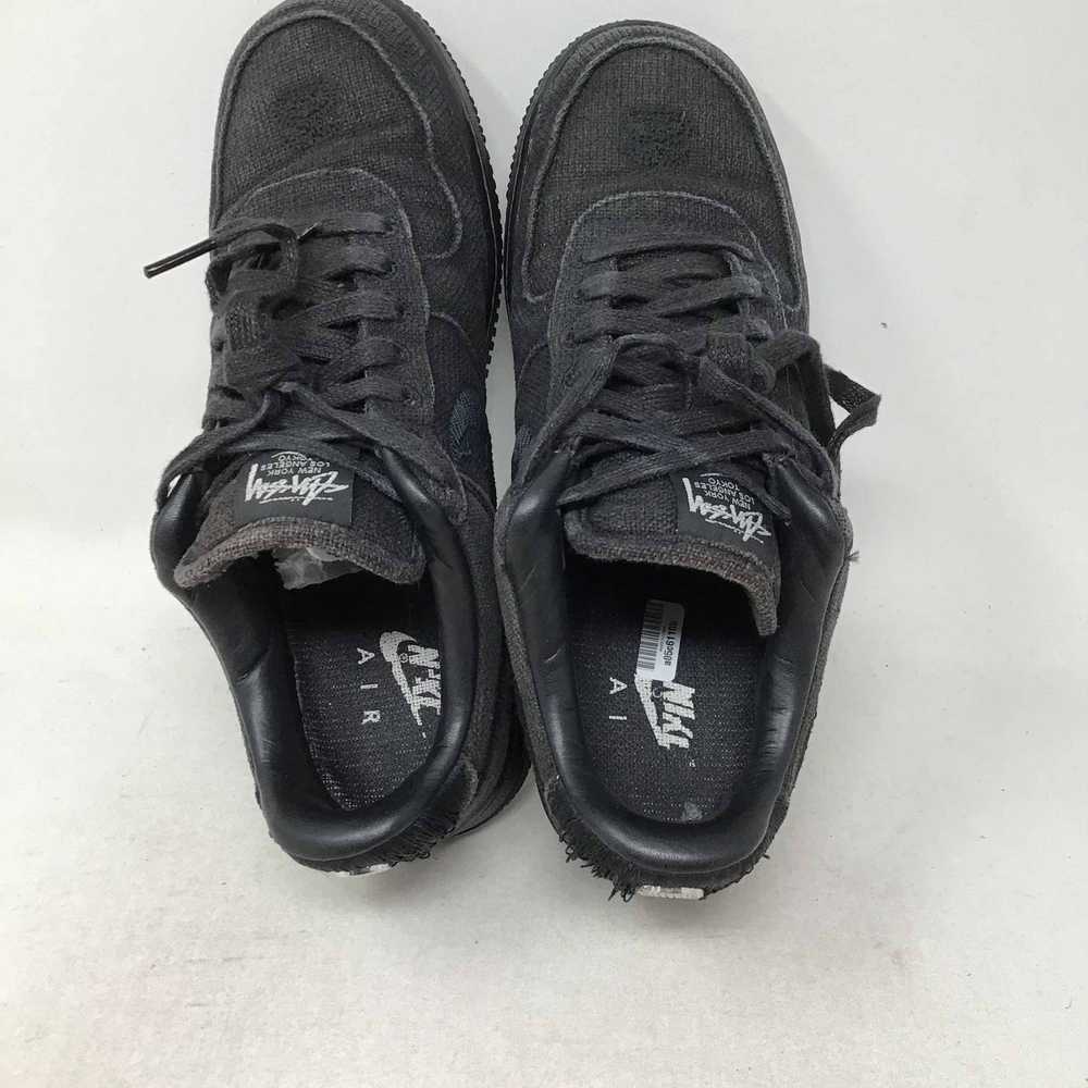 Nike Stussy x Air Force 1 Low Triple Black - image 7