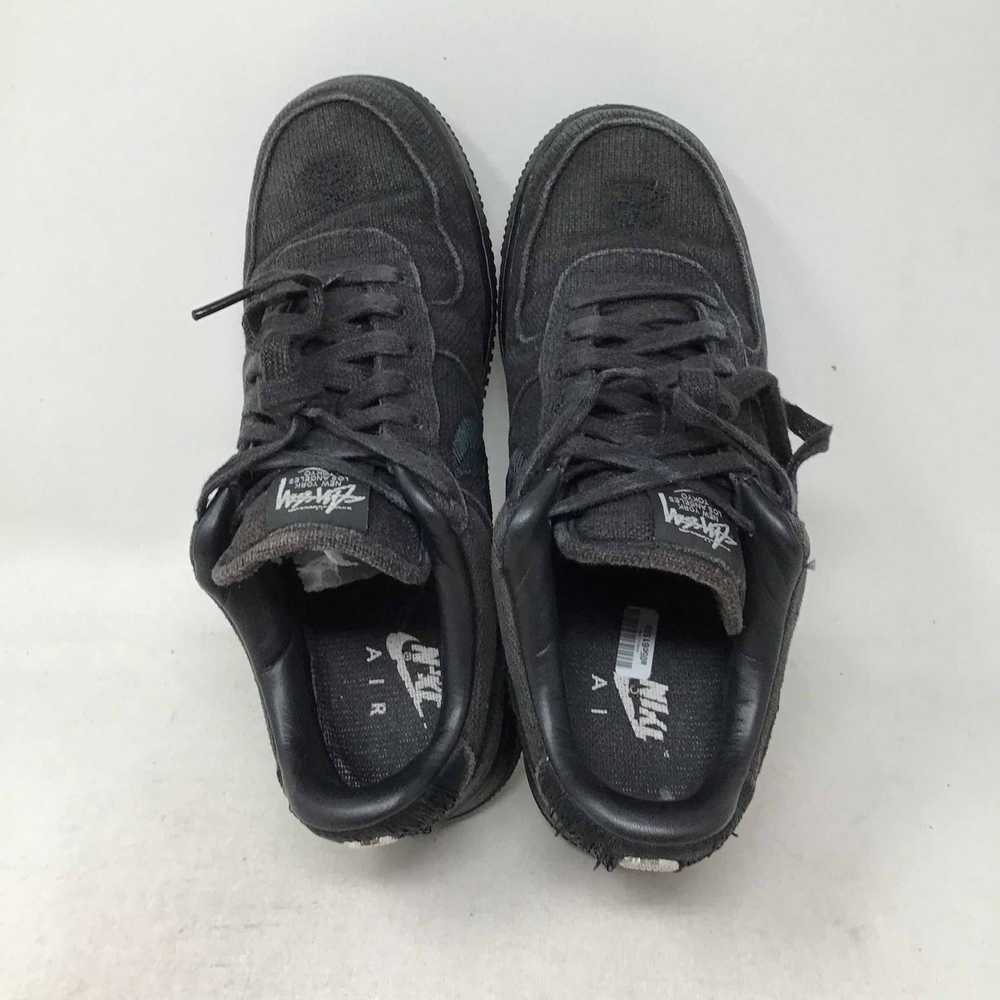 Nike Stussy x Air Force 1 Low Triple Black - image 8