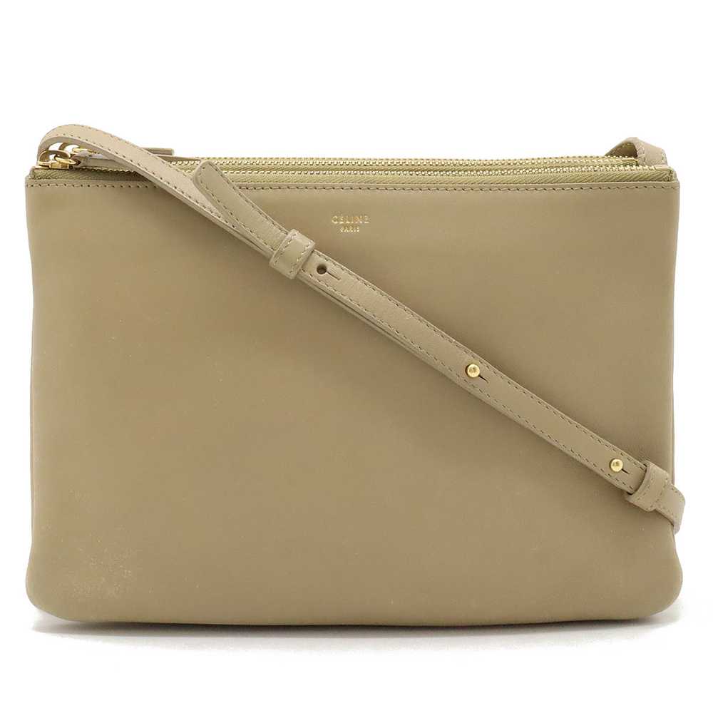 Auth Celine Used Bag  Trio Large Shoulder Crossbo… - image 1