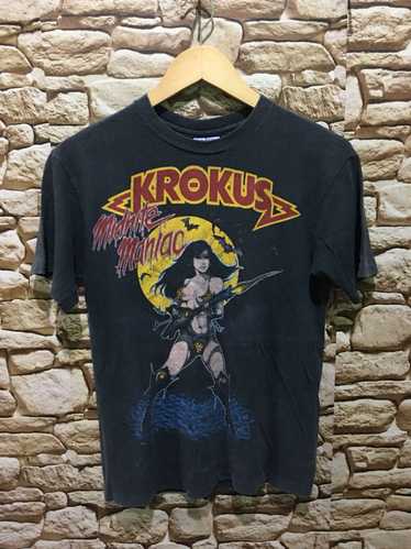 Band Tees × Vintage Vintage 80s Krokus Concert Rar