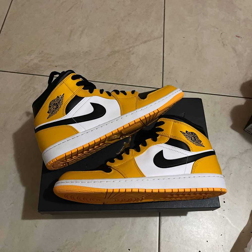 Jordan Brand Air Jordan 1 Mid Reverse Yellow Toe - image 1