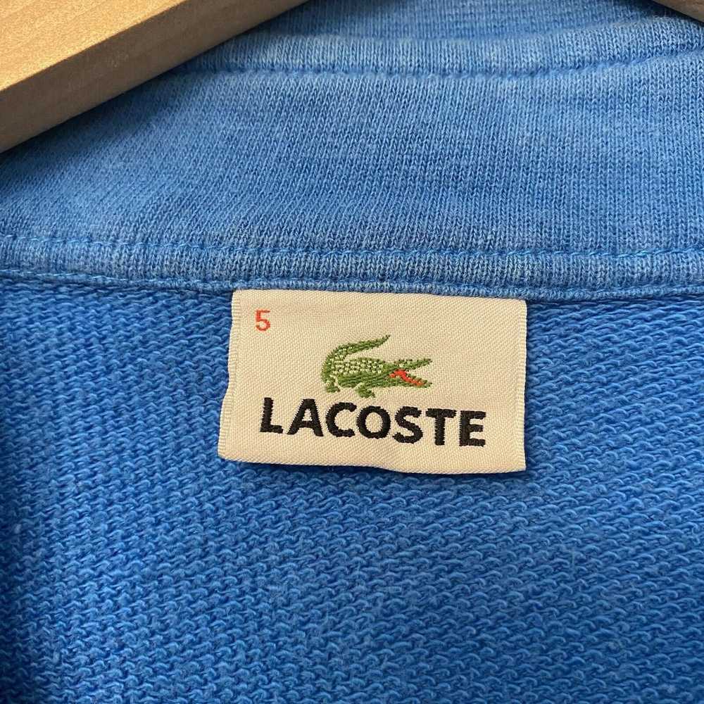 Lacoste Lacoste Pullover L Men Sz 5 Blue ¼ Zip. P… - image 4