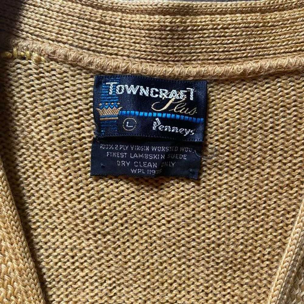 Towncraft × Vintage Vintage Yellow Towncraft Wool… - image 2