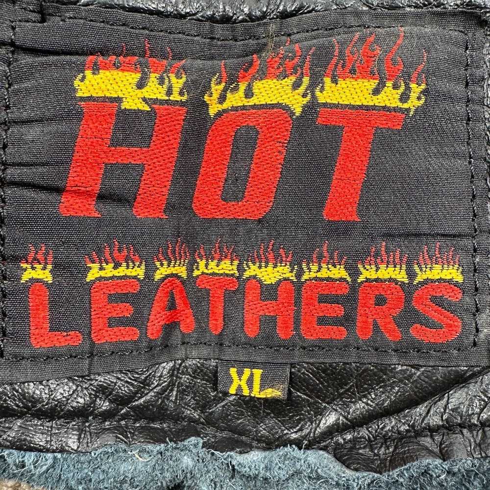 Chaps Vintage Hot Leathers Motorcycle Chaps Men's… - image 7