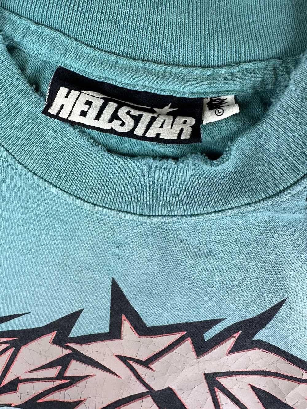 Hellstar Sample Cracked Print T-shirt - image 5