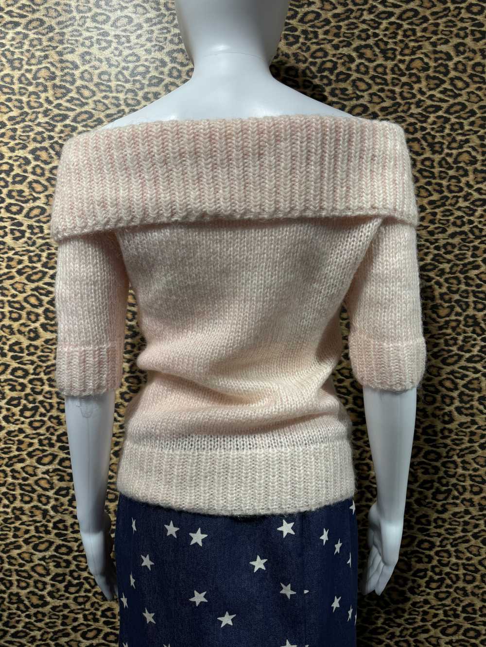 Courrèges Pink Off the Shoulder Sweater - image 4