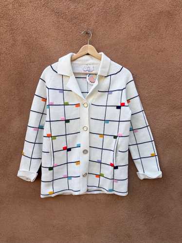 1960's Lilly of California Windowpane Cardigan