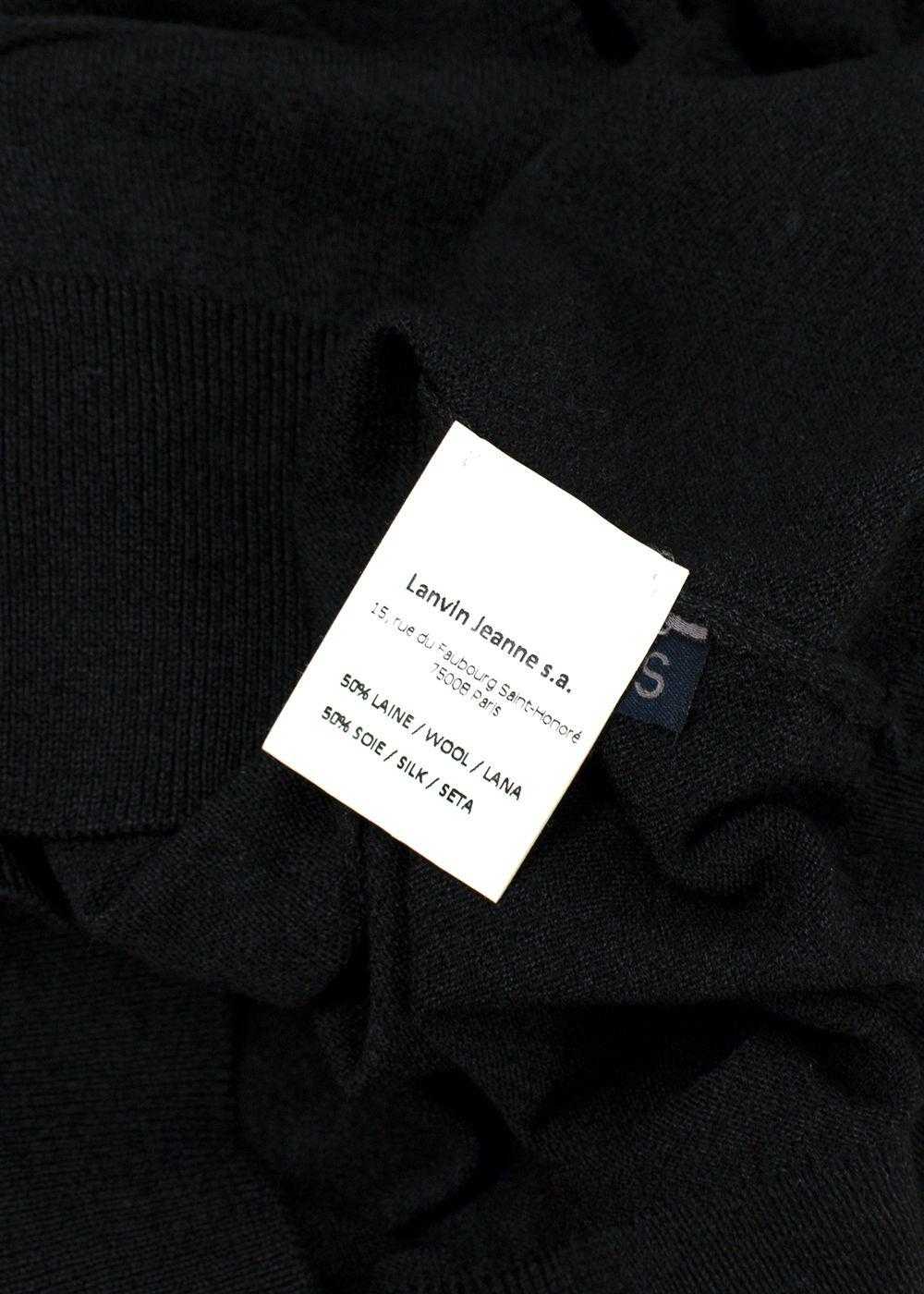 Managed by hewi Lanvin Black Roundneck Wool Jumper - image 10