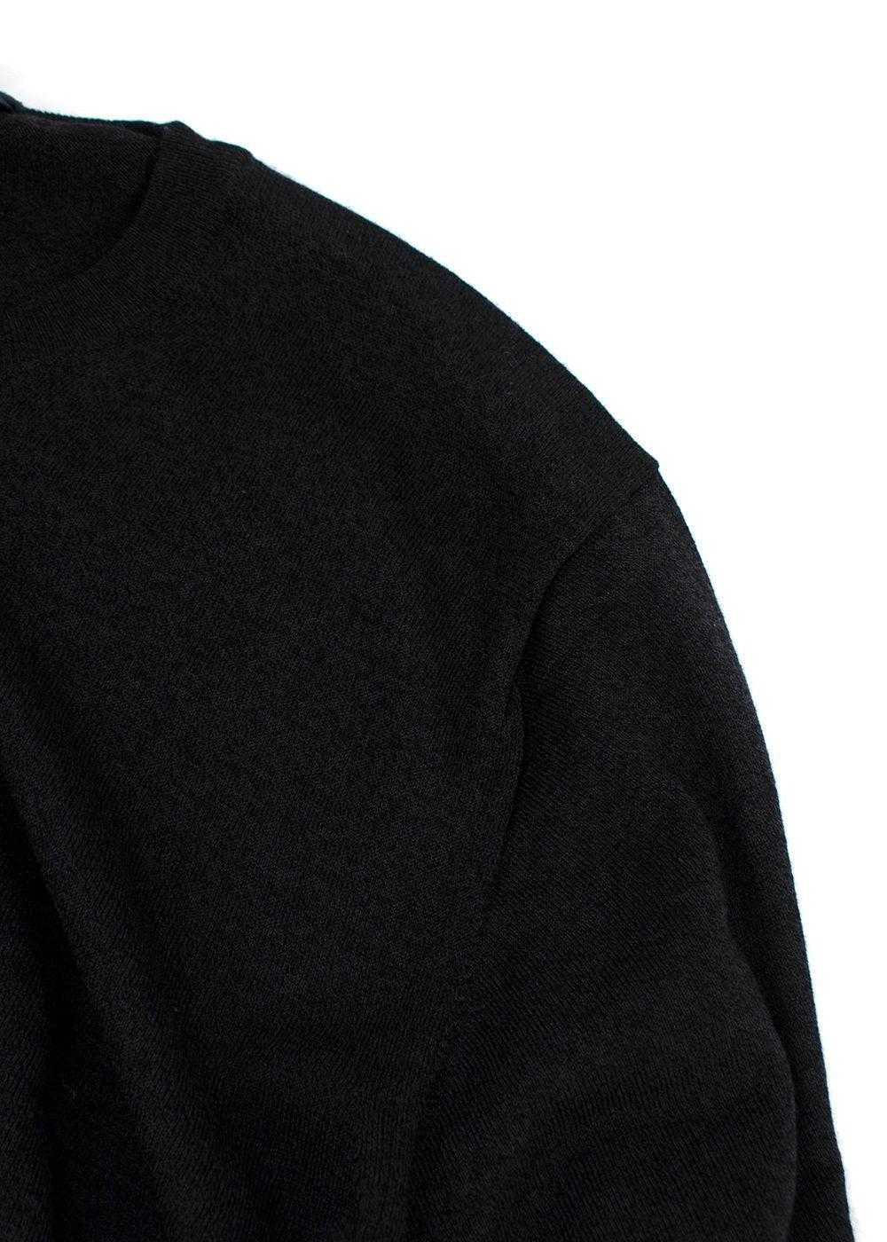 Managed by hewi Lanvin Black Roundneck Wool Jumper - image 11