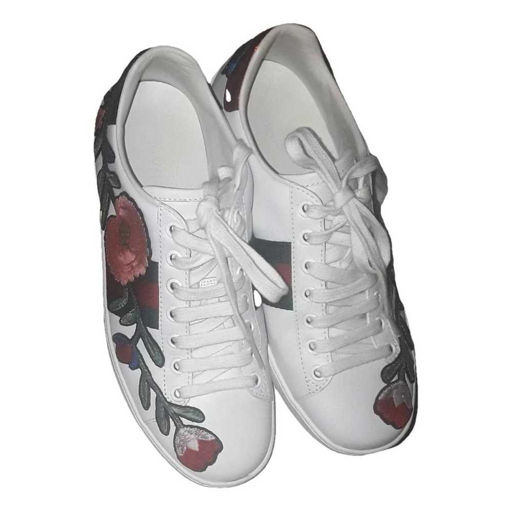 Gucci Ace leather trainers - image 1