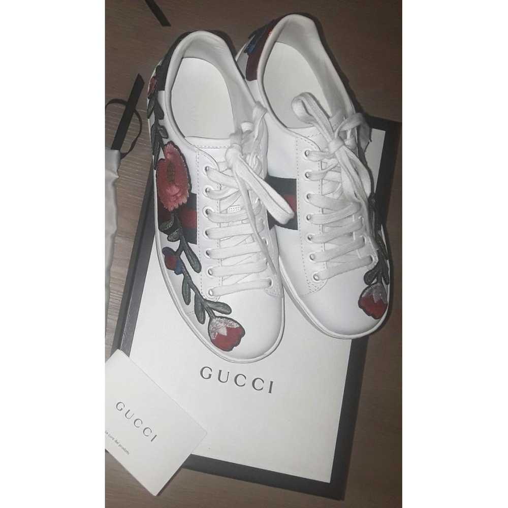 Gucci Ace leather trainers - image 2