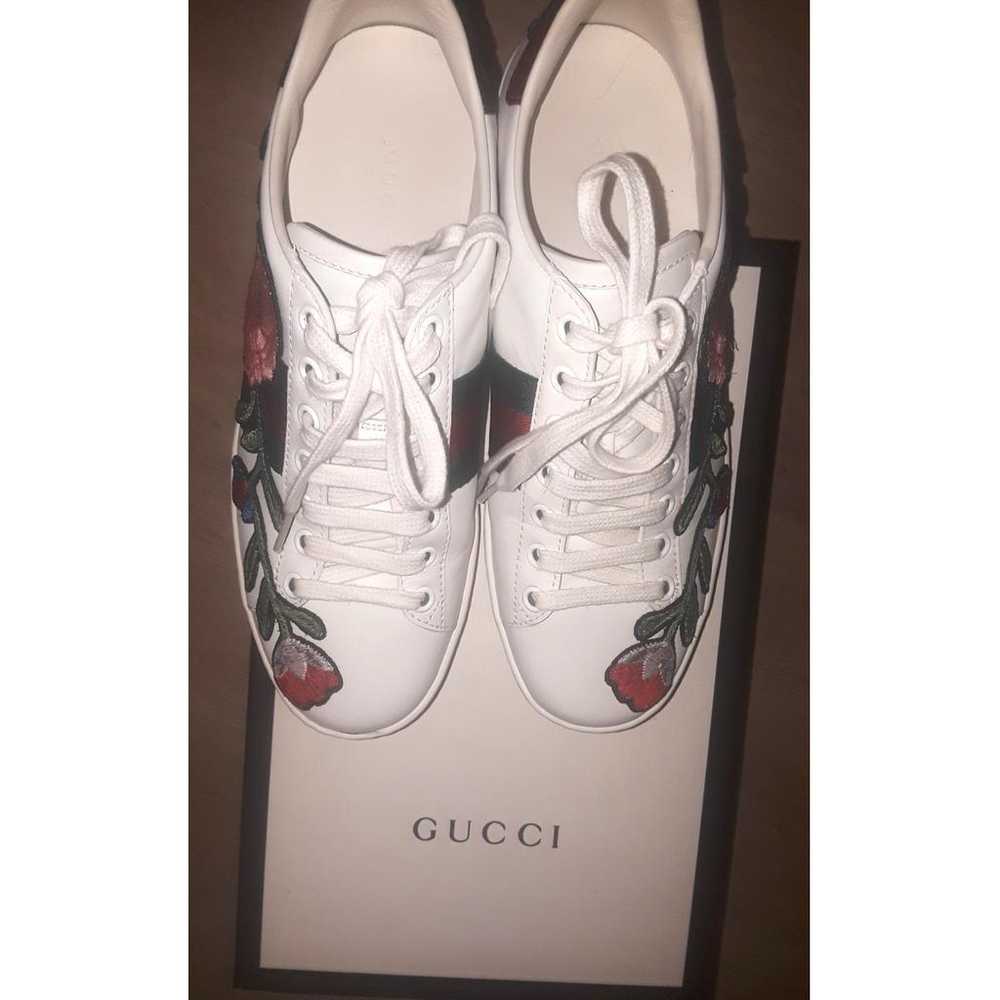 Gucci Ace leather trainers - image 4