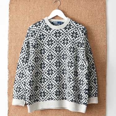 vintage heirloom sweater (xl) - image 1