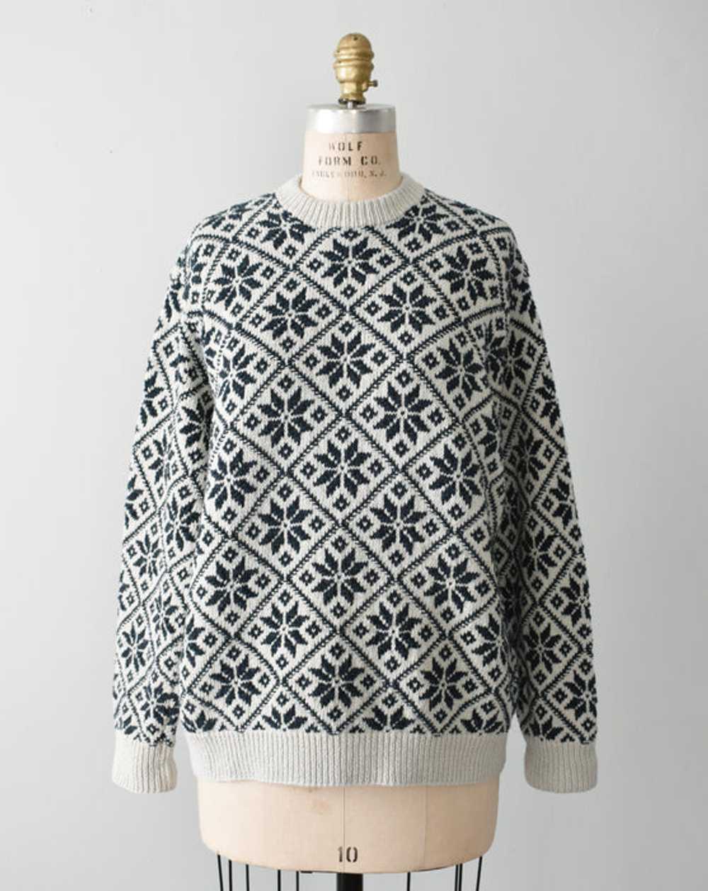 vintage heirloom sweater (xl) - image 3