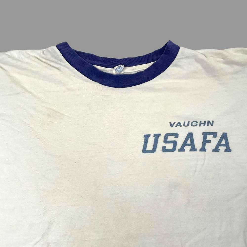 Us Air Force × Vintage Vintage 1960s usafa ringer… - image 2