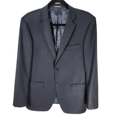 Playboy Playboy Hand-Stitched Black Wool Suit Jack