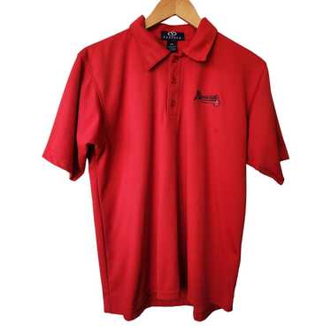 MLB Atlanta Braves Baseball MLB Red Polo Shirt Me… - image 1