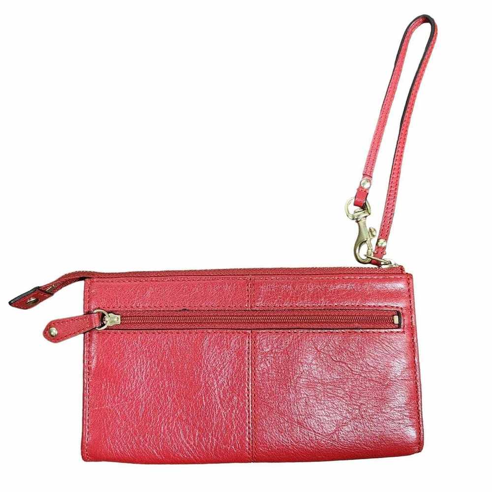 Coach Coach Ashley Pink Leather Wristlet with Gol… - image 2