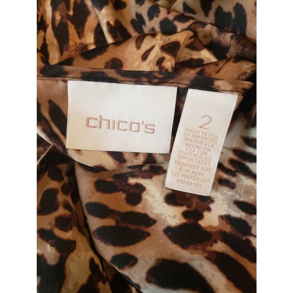 Chicos Chico's Leopard Print Blouse Tunic Top Siz… - image 4