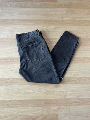 H&M H&M Gray Stone Washed Cropped Slim Fit Jeans