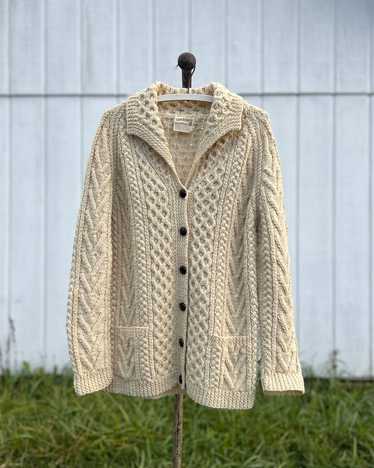 Vintage Irish Wool Cardigan (S) | Used, Secondhand