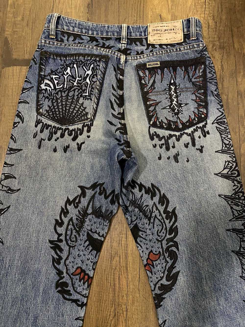 Custom × Jean × Vintage jeans vtg custom big john… - image 4