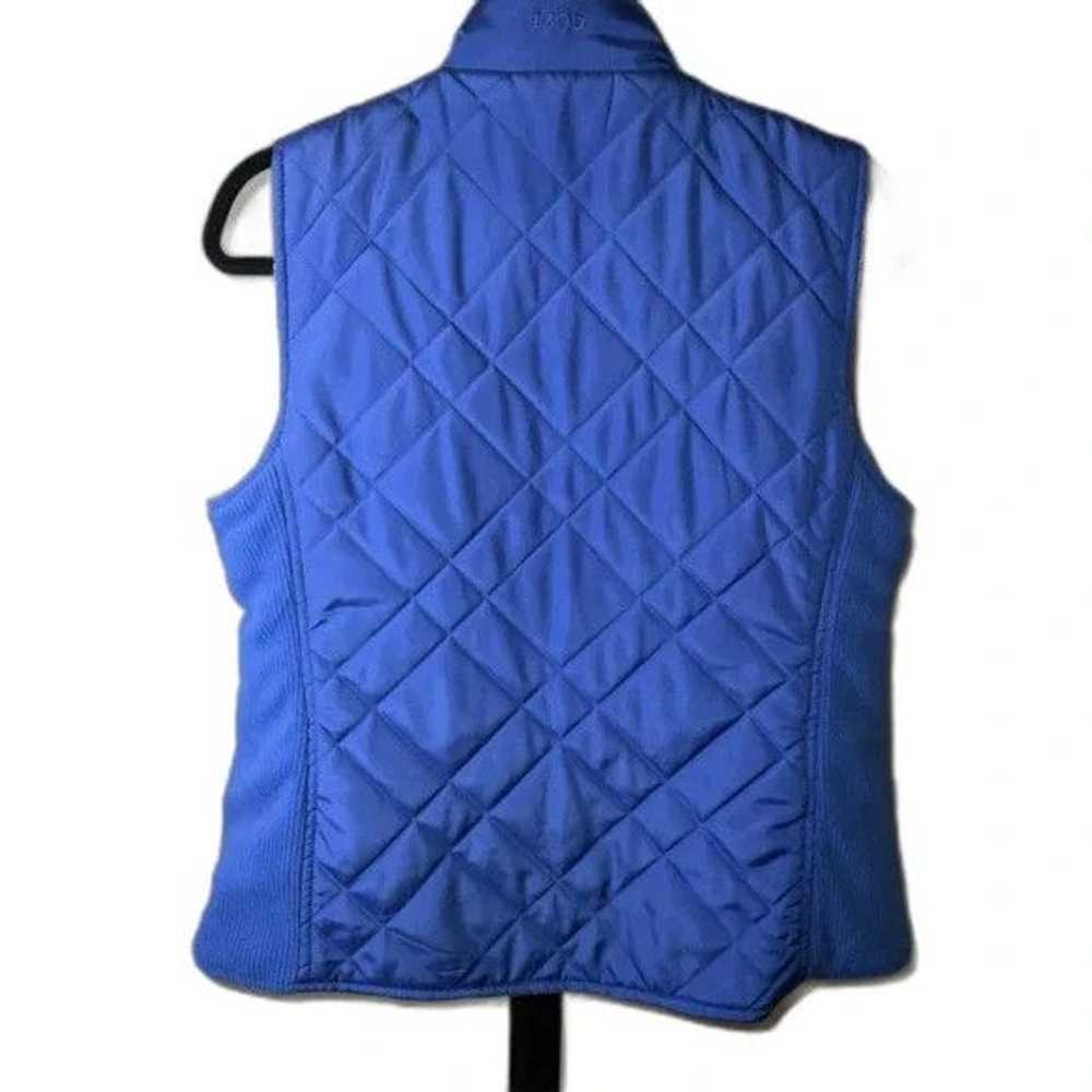 Izod Womens Blue And White IZOD Vest Size M - image 2