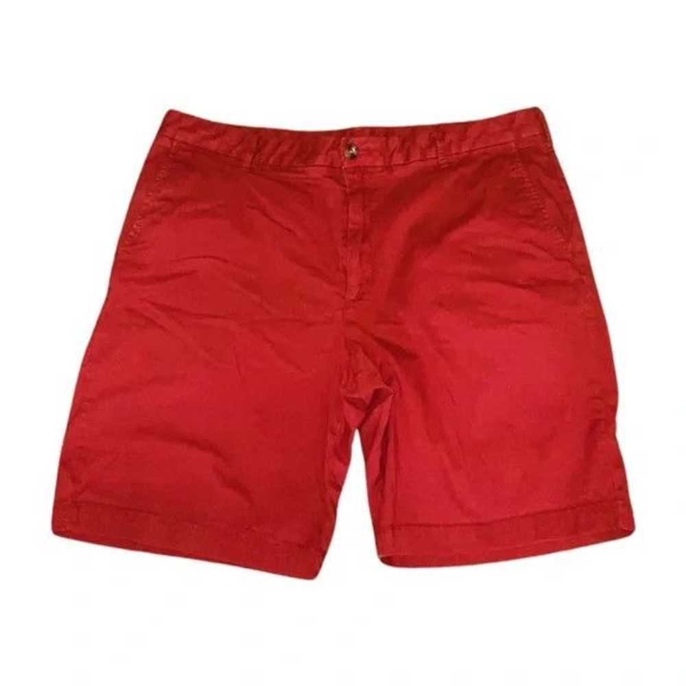 Izod Izod Red Saltwater Stretch Short Size 38 - image 1