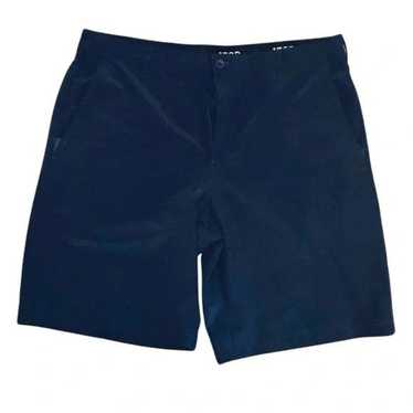 Izod IZOD Blue Golf Shorts Solid Flat Front Golf S