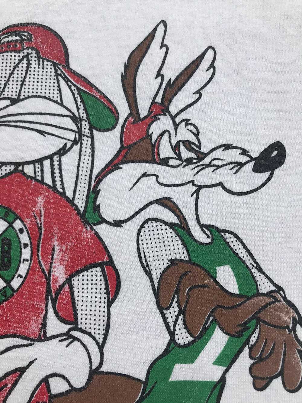 Hanes 90s Looney Tunes Bugs Bunny Taz Basketball … - image 4