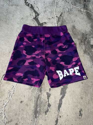 Bape Bape Purple Camo Sweat Shorts 💜