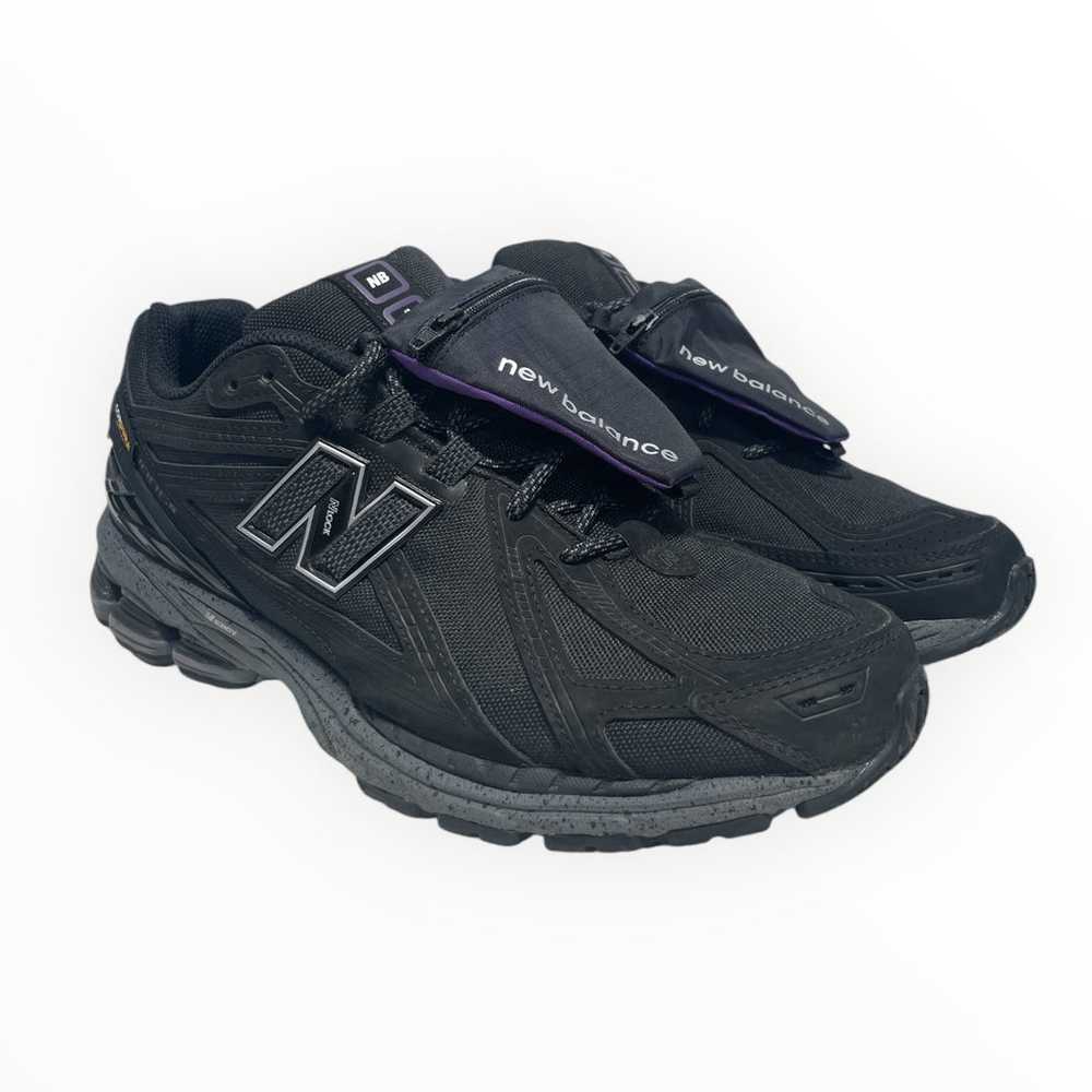 NEW BALANCE/Low-Sneakers/US 10/Suede/BLK/1906 - image 1