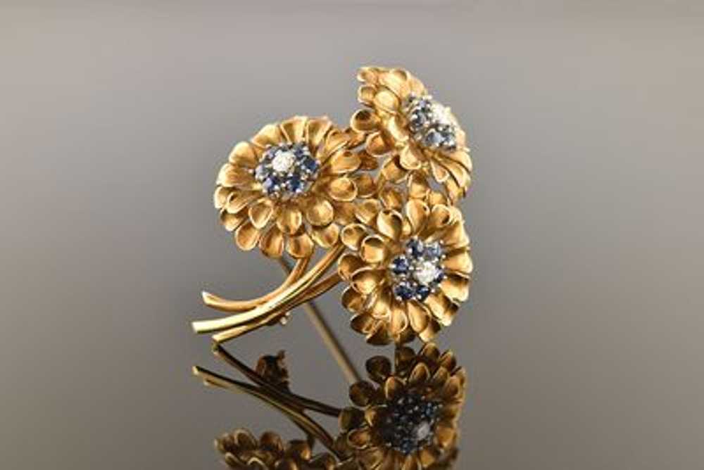 Tiffany & Co. Flower Bouquet Brooch - image 1