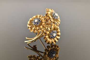 Tiffany & Co. Flower Bouquet Brooch - image 1