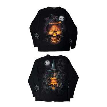 Vintage Spiral Direct Halloween Longsleeve Shirt … - image 1