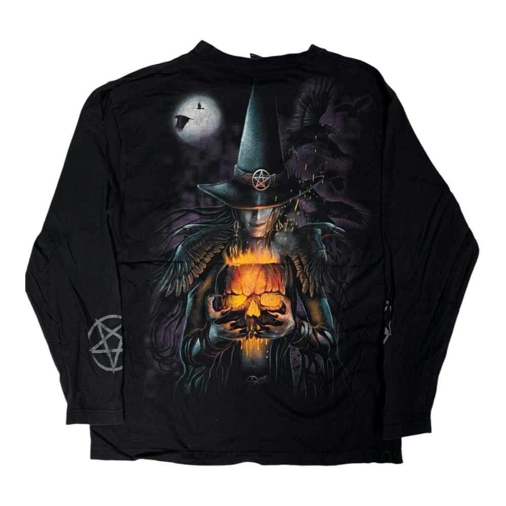 Vintage Spiral Direct Halloween Longsleeve Shirt … - image 3