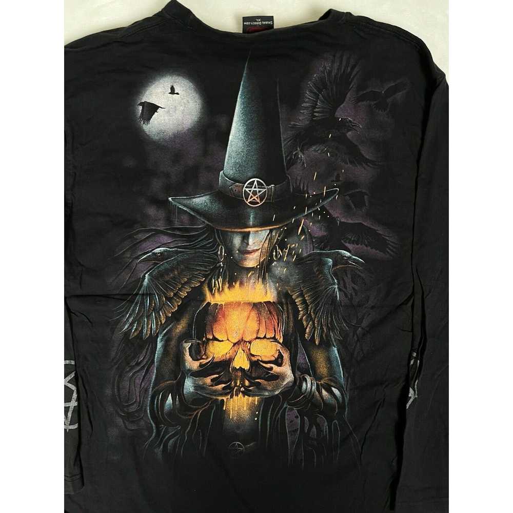 Vintage Spiral Direct Halloween Longsleeve Shirt … - image 8