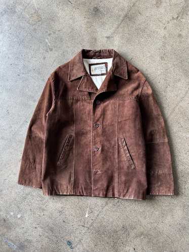 1990s Brown Suede Coat