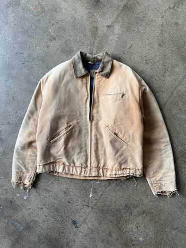 1970s Carhartt Detroit Jacket Faded Tan - image 1